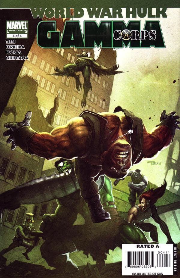 World War Hulk: Gamma Corps #4 cover