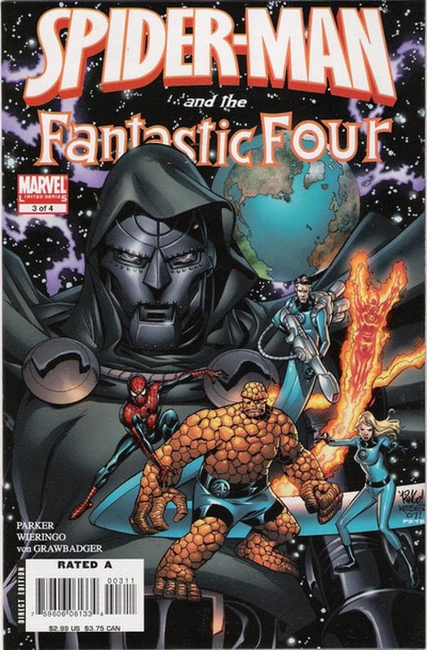Spider-Man and the Fantastic Four #3 cover