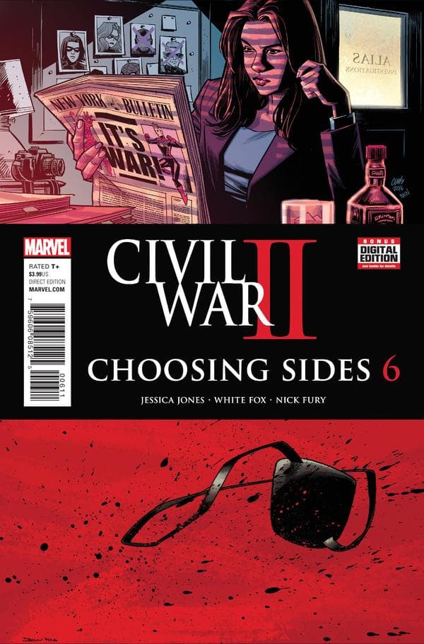 Civil War II: Choosing Sides #6 cover