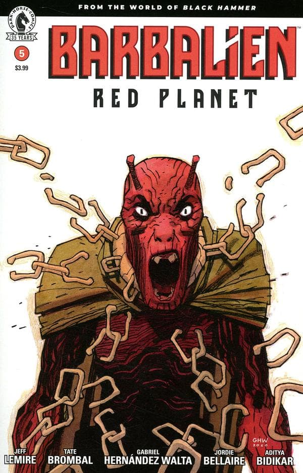 Barbalien: Red Planet #5 cover