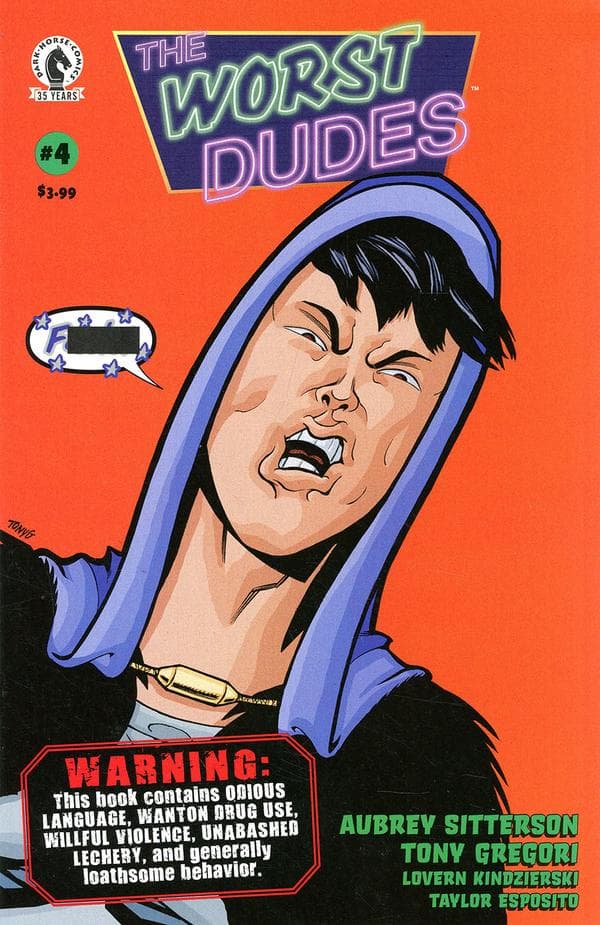 The Worst Dudes #4 cover