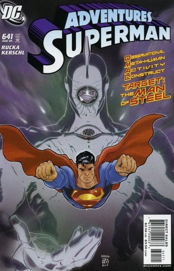 Adventures of Superman #641 cover