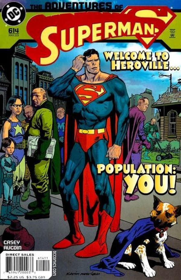 Adventures of Superman #614 cover