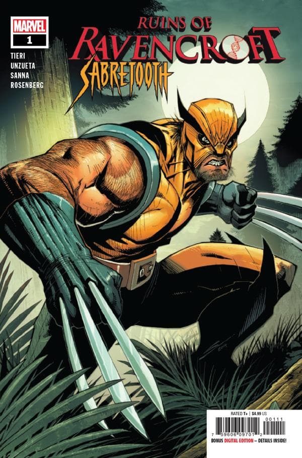 Ruins of Ravencroft: Sabretooth #1 cover