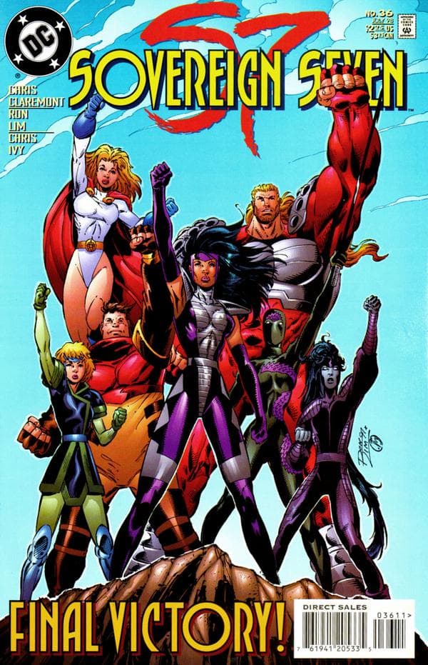 Sovereign Seven #36 cover