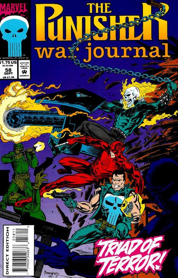 The Punisher War Journal #58 cover