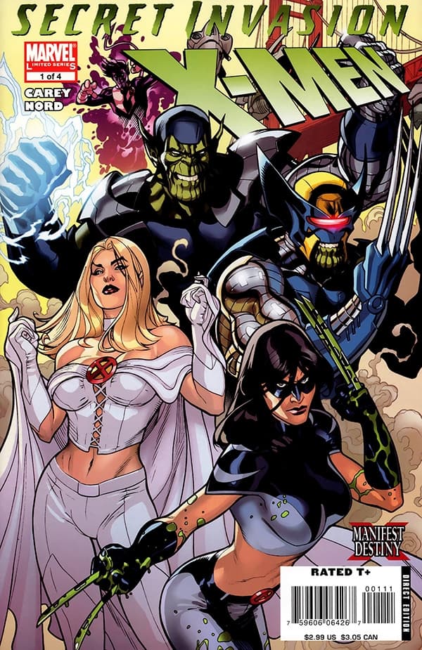 Secret Invasion: X-Men #1 cover