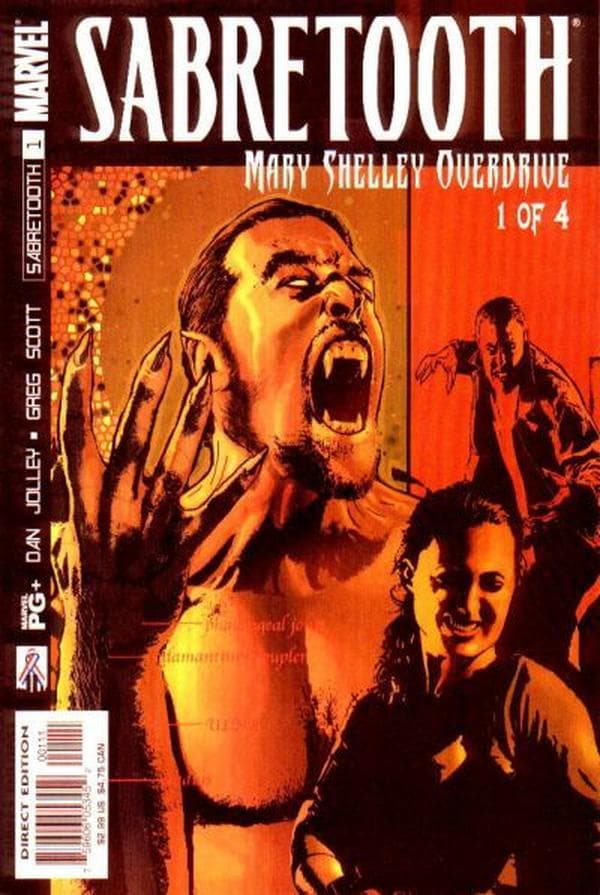 Sabretooth: Mary Shelley Overdrive #1 cover