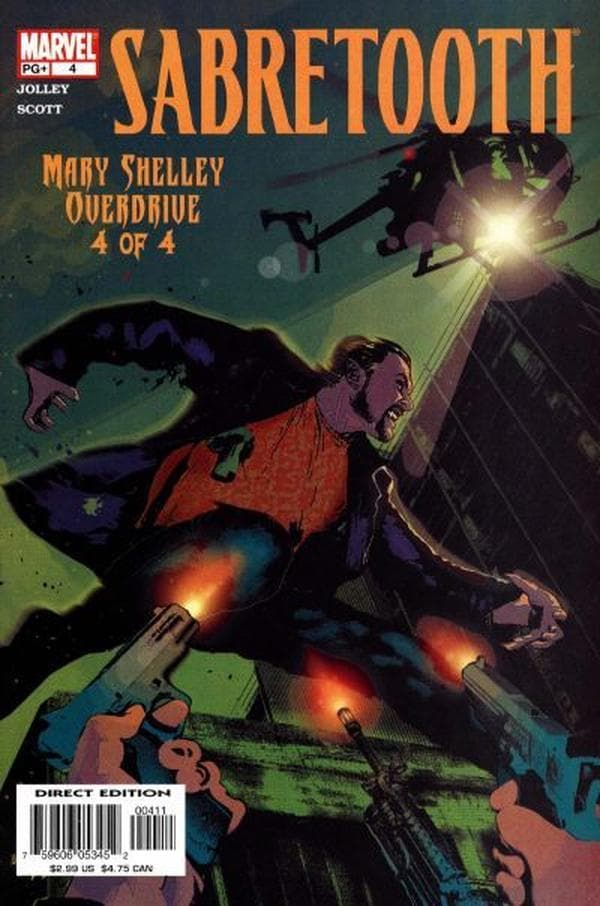 Sabretooth: Mary Shelley Overdrive #4 cover