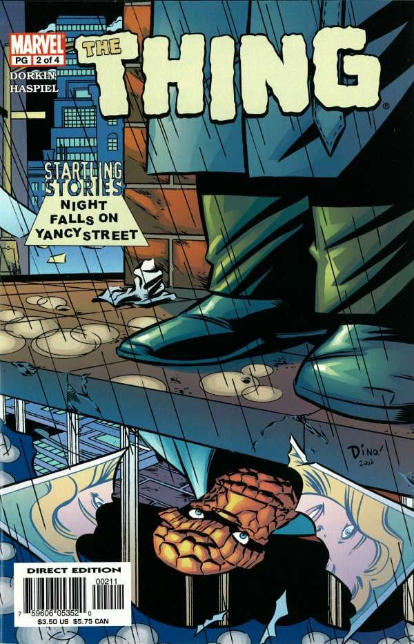 Startling Stories: The Thing - Night falls on Yancy Street #2 cover