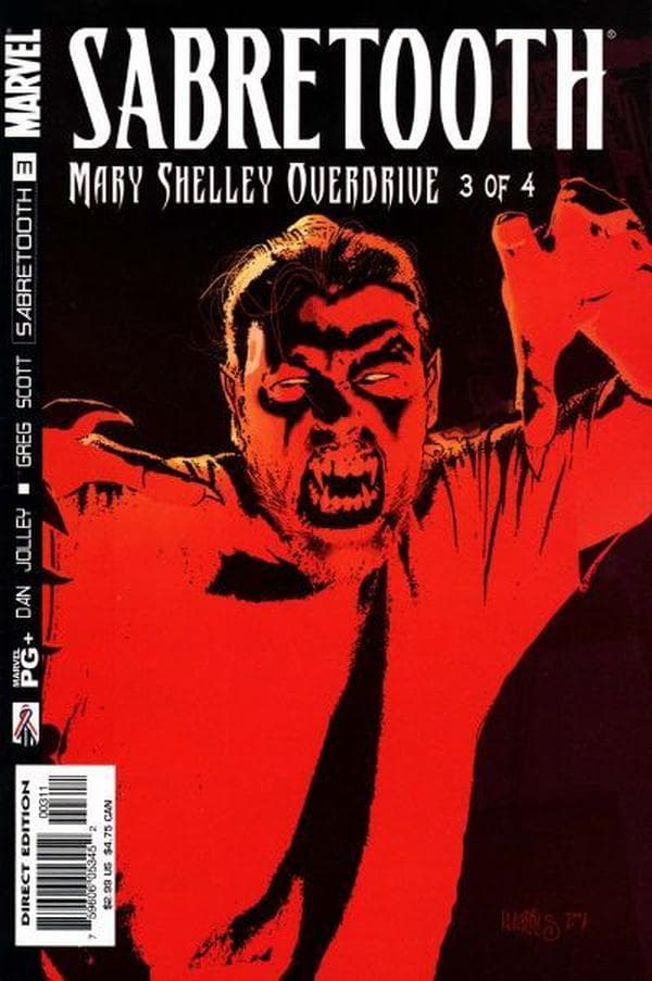 Sabretooth: Mary Shelley Overdrive #3 cover