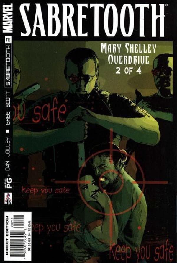 Sabretooth: Mary Shelley Overdrive #2 cover