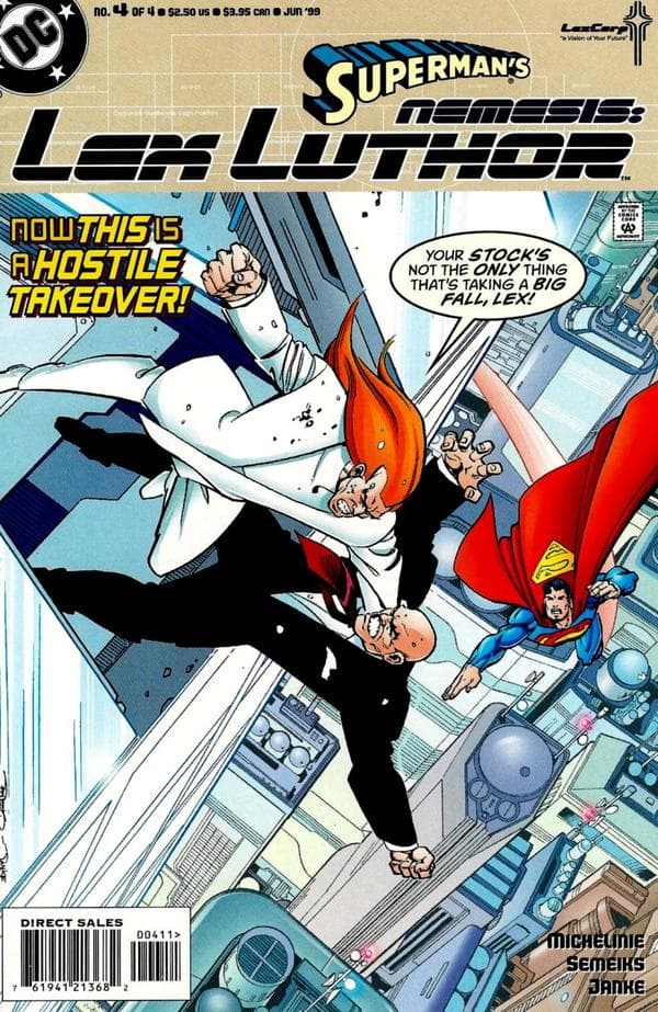 Superman's Nemesis Lex Luthor #4 cover