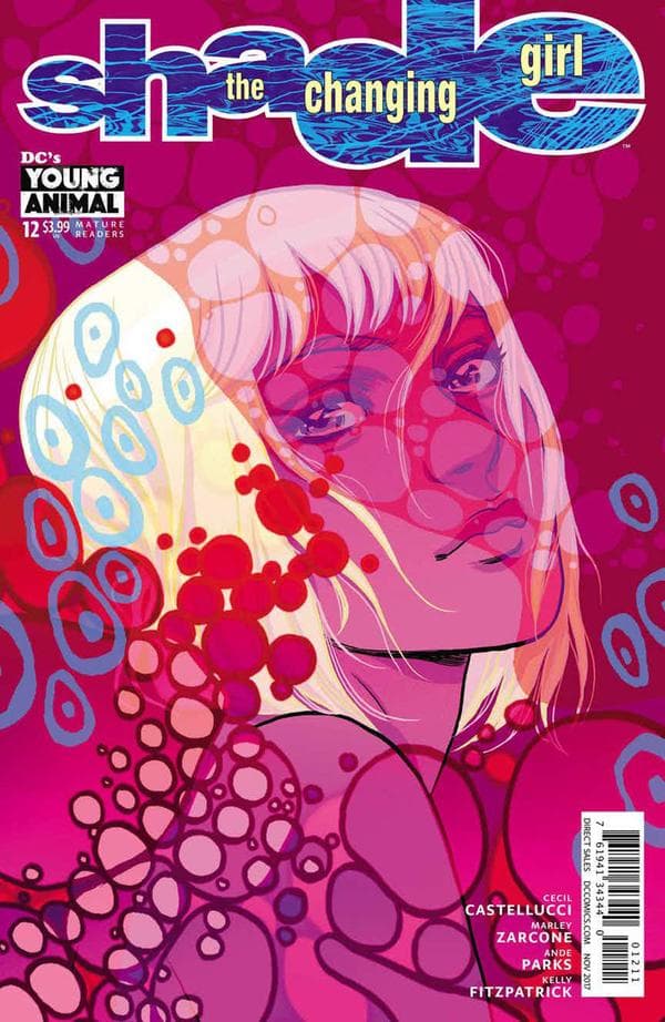 Shade, The Changing Girl #12 cover