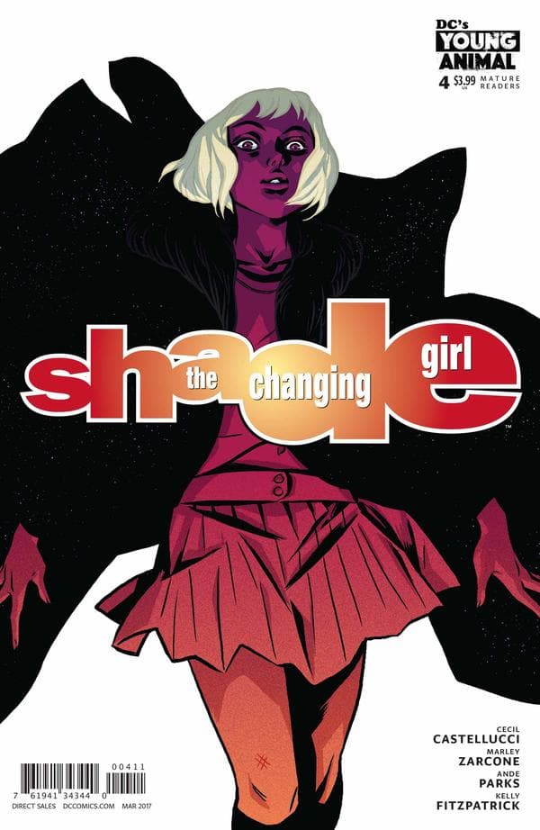 Shade, The Changing Girl #4 cover