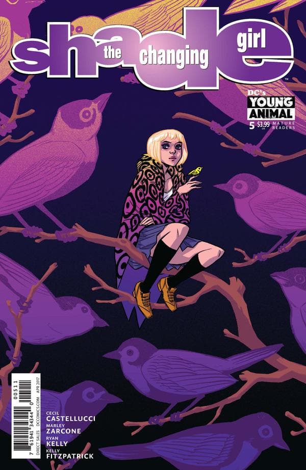 Shade, The Changing Girl #5 cover