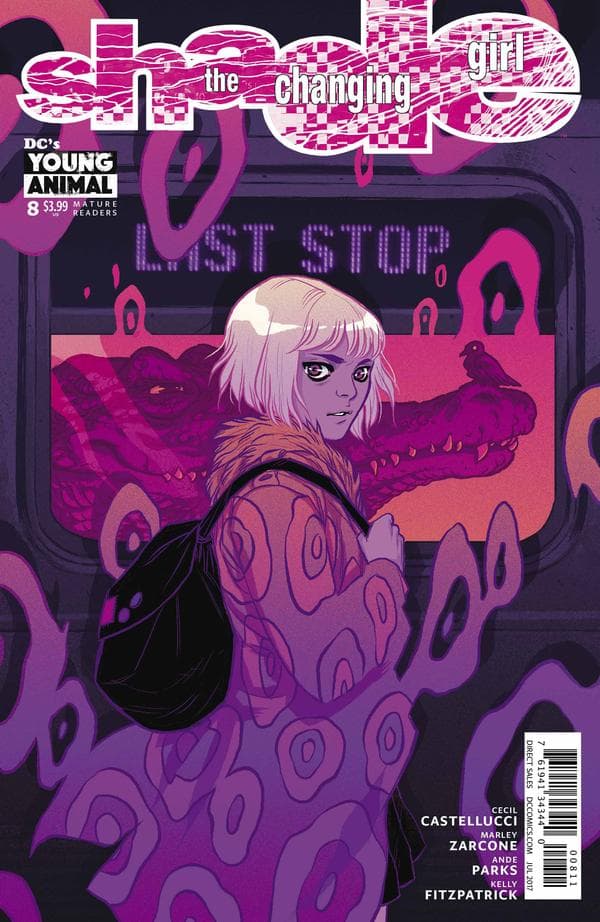 Shade, The Changing Girl #8 cover
