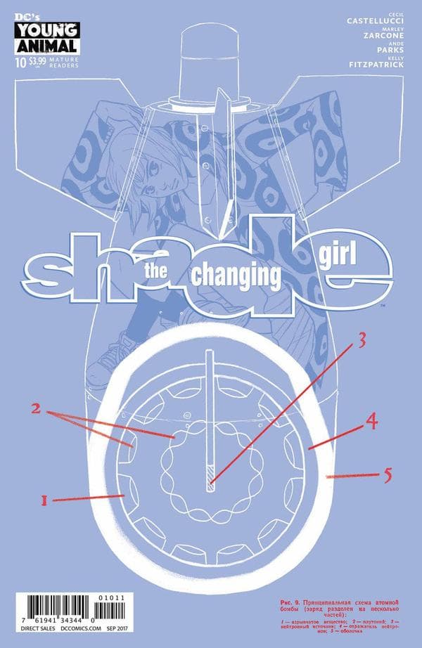 Shade, The Changing Girl #10 cover