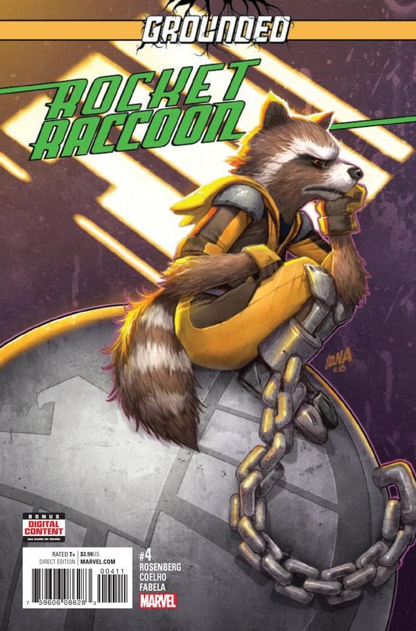 Rocket Raccoon #4 cover