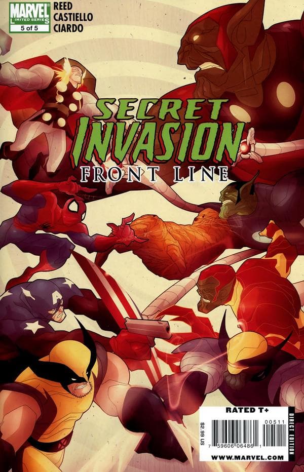 Secret Invasion: Front Line #5 cover