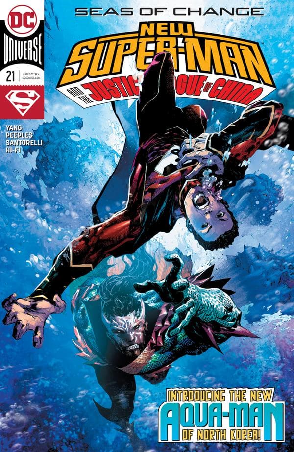 New Super-Man & the Justice League of China #21 cover