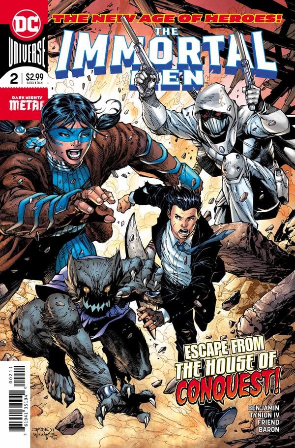 The Immortal Men #2 cover