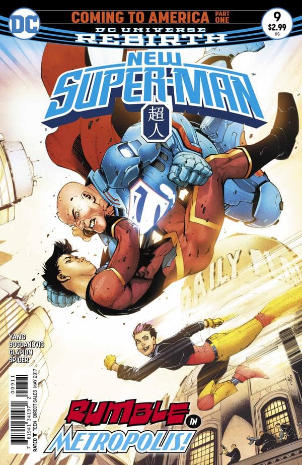 New Super-Man #9 cover
