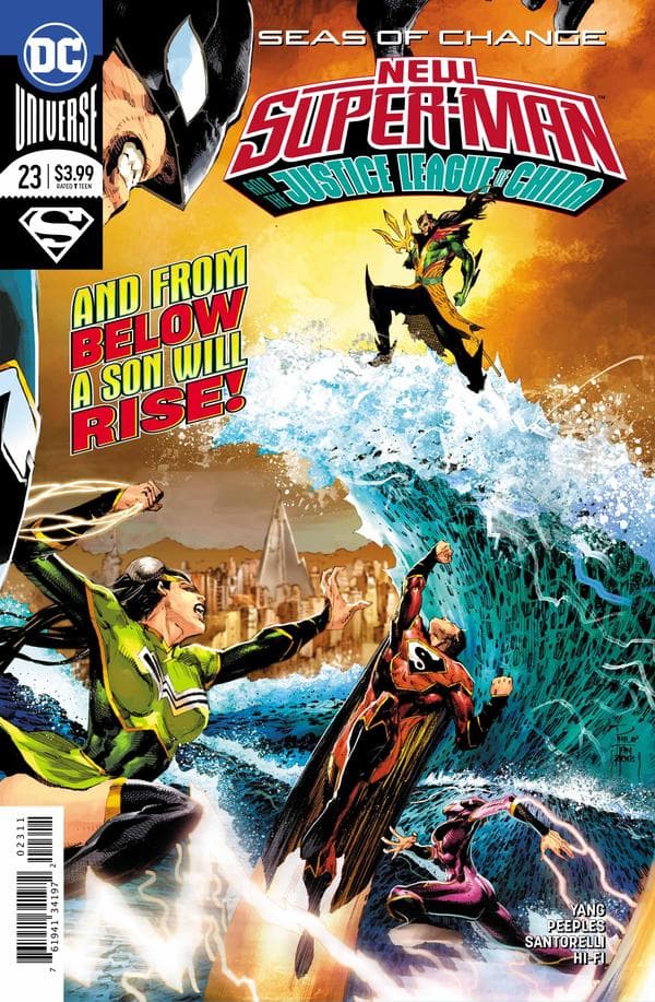 New Super-Man & the Justice League of China #23 cover