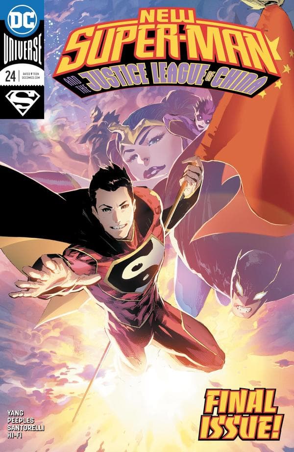 New Super-Man & the Justice League of China #24 cover
