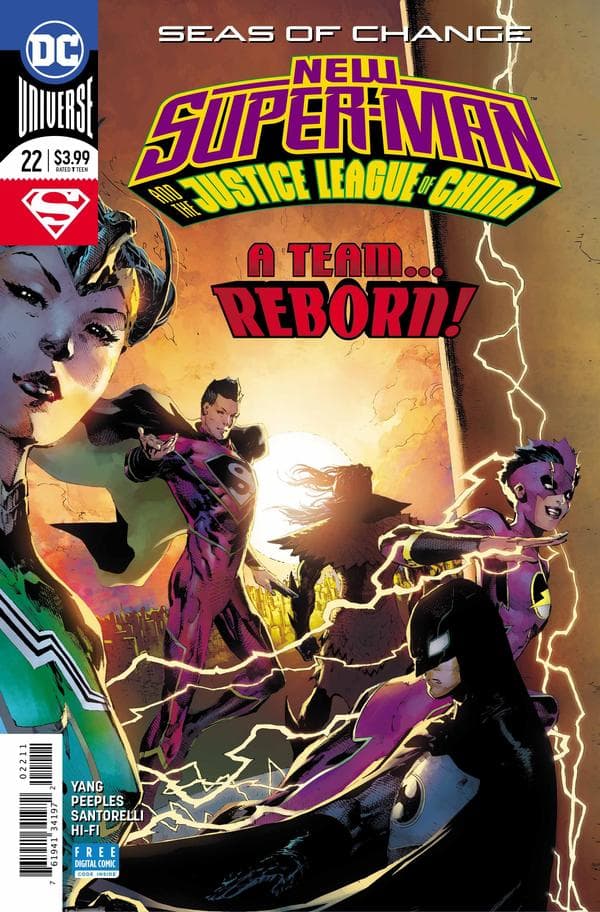 New Super-Man & the Justice League of China #22 cover