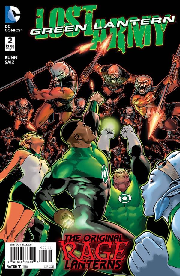 Green Lantern: Lost Army #2 cover