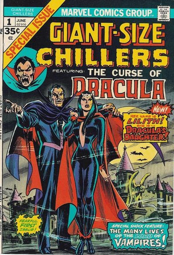 Giant-Size Chillers Featuring Curse of Dracula cover — © Marvel Comics