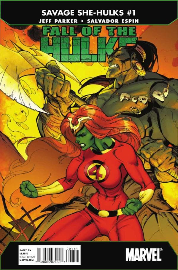 Fall of the Hulks: The Savage She-Hulks #1 cover