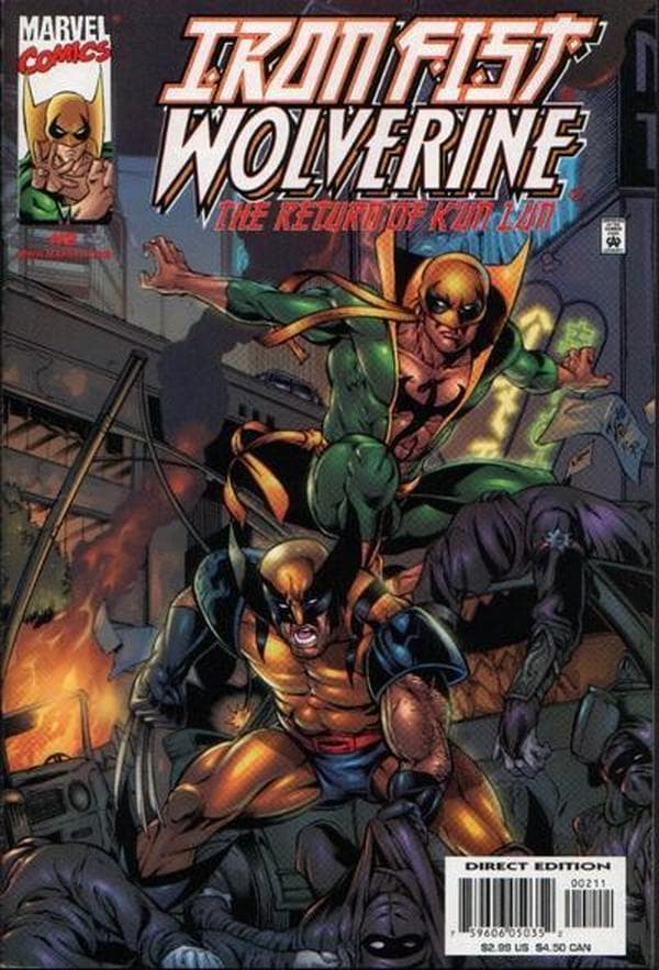 Iron Fist: Wolverine #2 cover