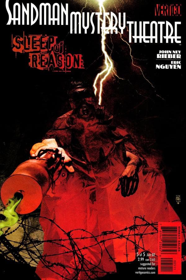 Sandman Mystery Theatre: Sleep of Reason #5 cover