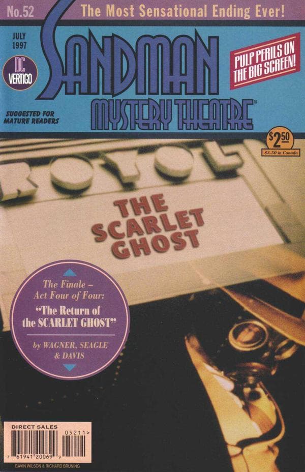 Sandman Mystery Theatre #52 cover