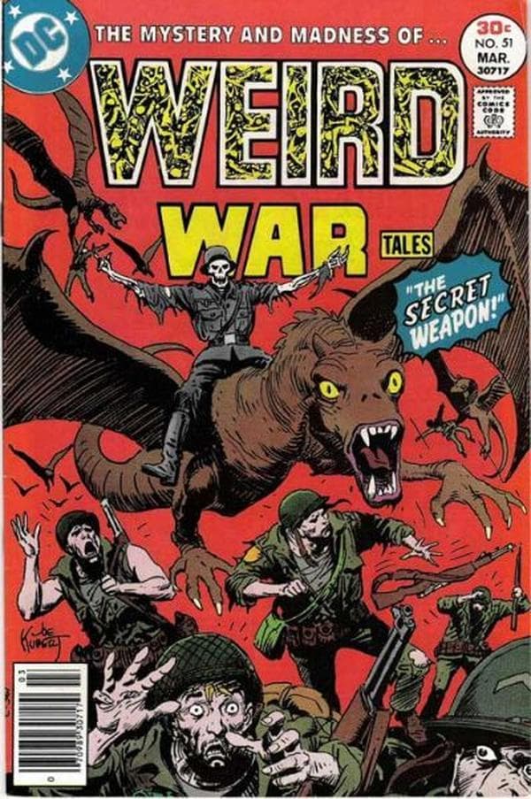 Weird War Tales #51 cover