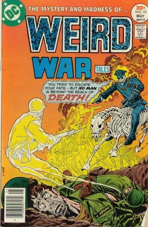 Weird War Tales #53 cover