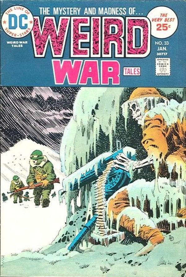 Weird War Tales #33 cover