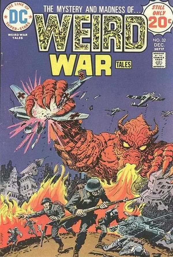 Weird War Tales #32 cover