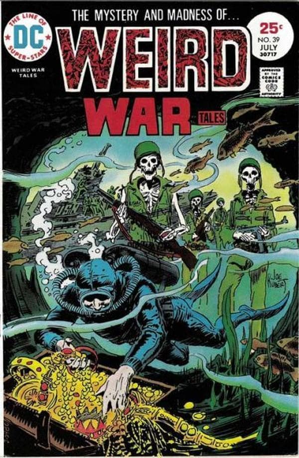 Weird War Tales #39 cover