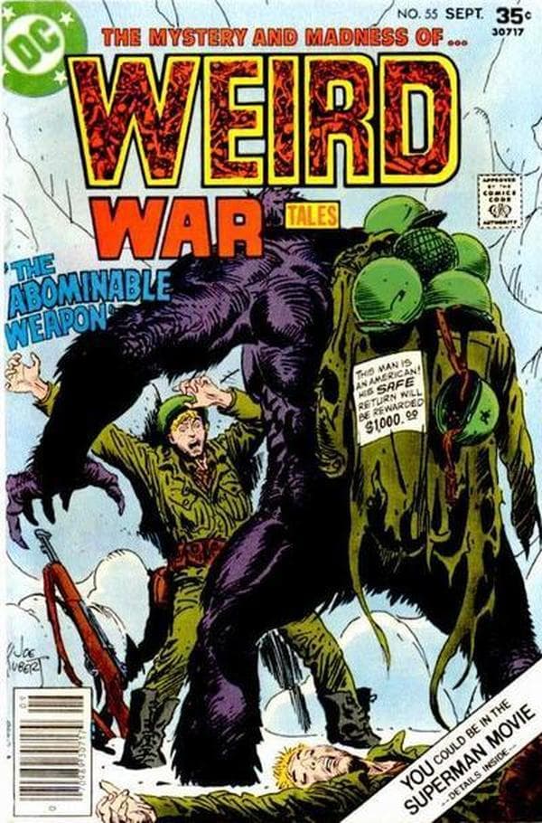Weird War Tales #55 cover