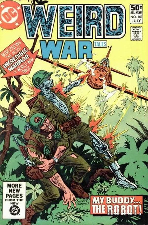 Weird War Tales #101 cover