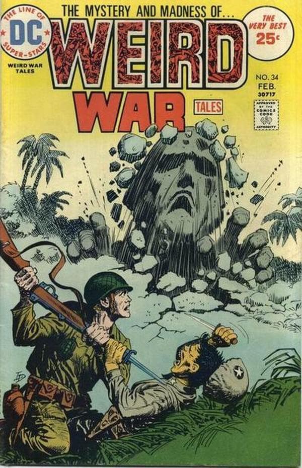 Weird War Tales #34 cover