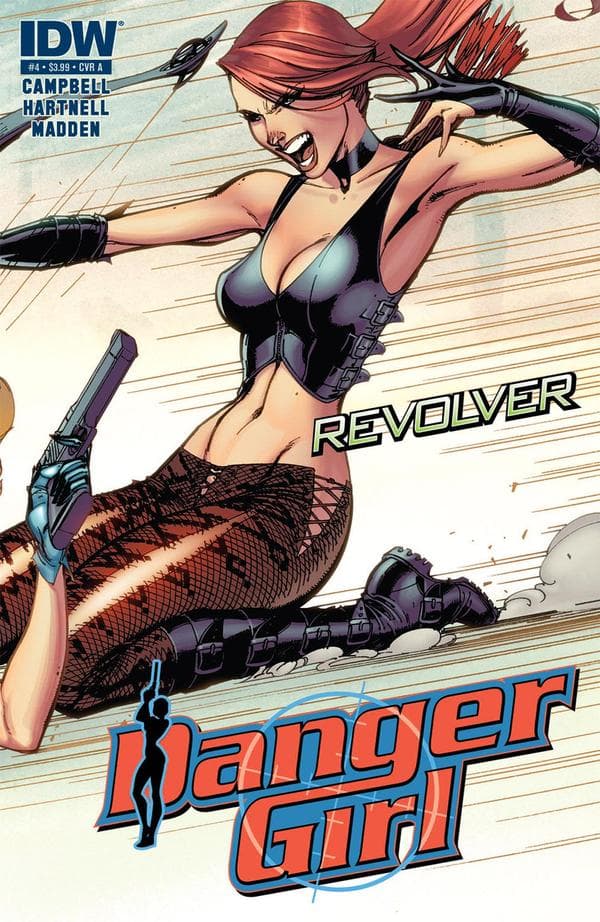 Danger Girl: Revolver #4 cover