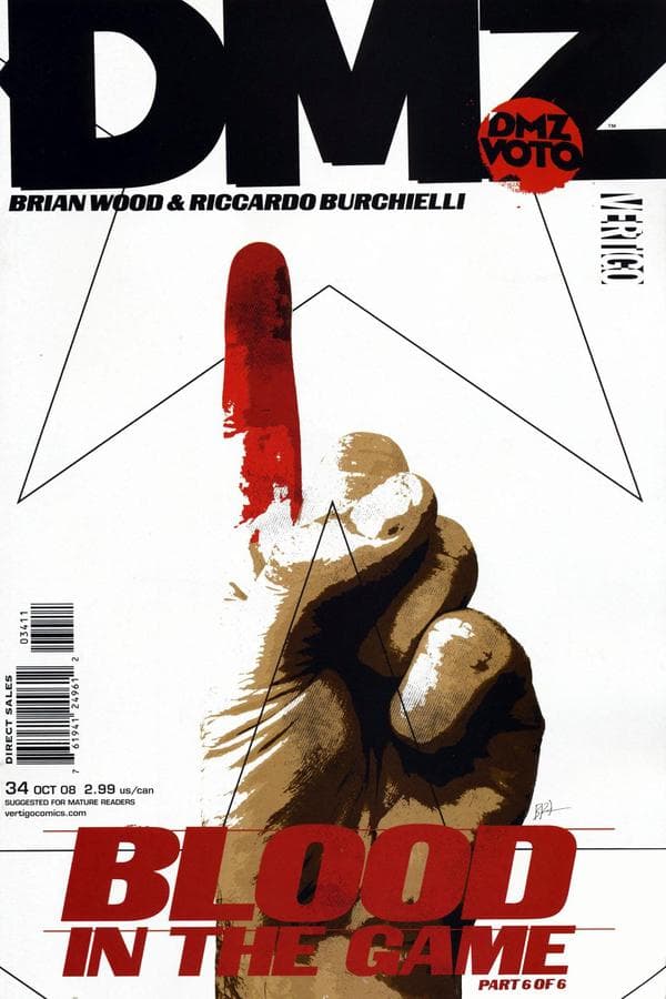 DMZ #34 cover
