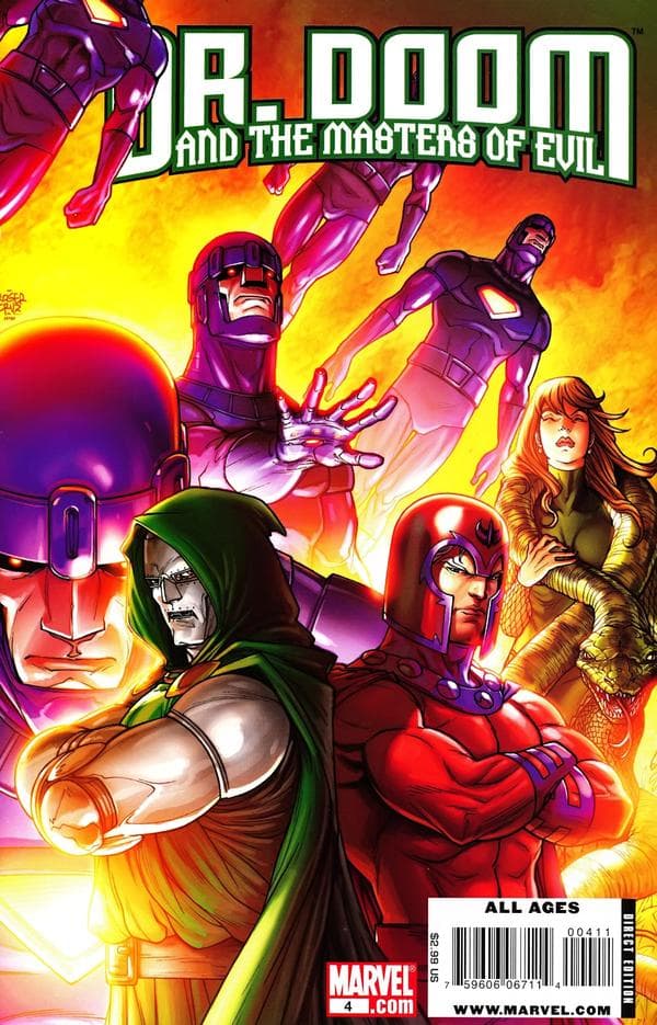 Doctor Doom and the Masters of Evil #4 cover