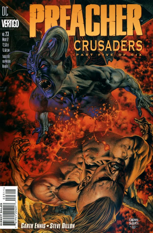 Preacher #23 cover