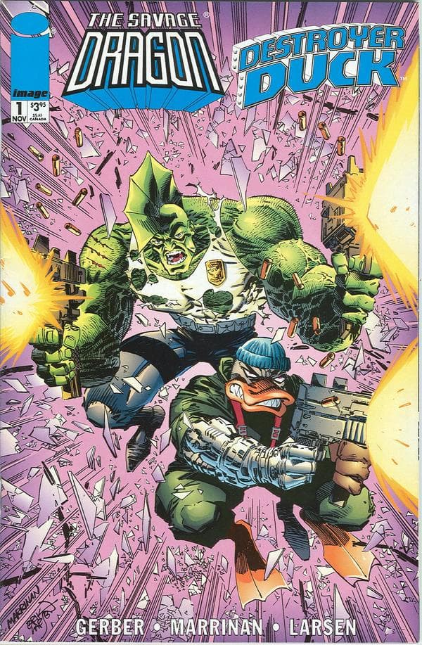 Savage Dragon / Destroyer Duck #1 cover