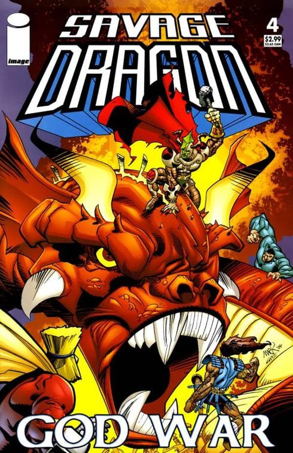 Savage Dragon: God War #4 cover